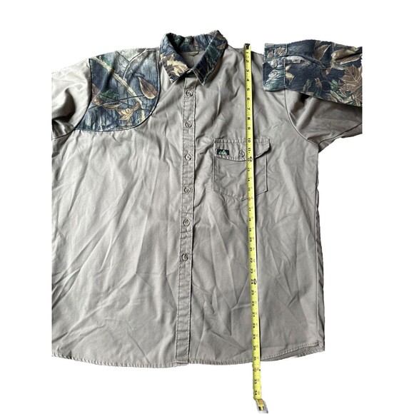 Vintage IDEAL Shirt Mens XL Or 2XL Superflauge Game Camo Hunting Button Up Nice! - Picture 5 of 10